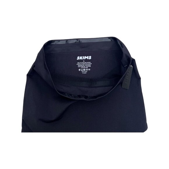 SKIMS Women's XL Onyx Contour Bonded High-rise Stretch-woven Thong Size XL - Picture 10 of 12